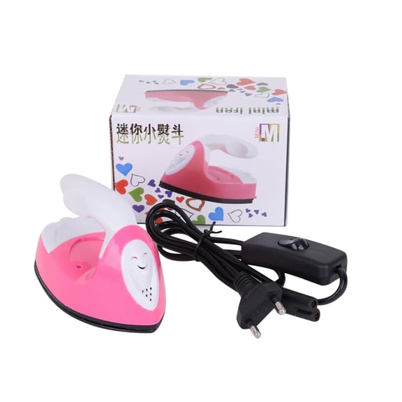 Szbaoan 50W Portable Mini Iron for Travel Sewing Crafts Quick Heating Ceramic Heating Element Constant Temperature 180C Compact Size for Adults