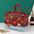 thumbnail image 1 of Szbaoan Christmas Themed Non-Woven Reusable Tote Gift Bag with Handles Large Capacity Shopping Bag for Holiday Party Grocery Carry Multipurpose Eco Friendly, 1 of 5
