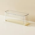 thumbnail image 1 of Szbaoan Dust Proof PET Plastic Display Case with Stackable Design, 30.4x12x9.4cm Figurine Showcase for Collectibles, Dolls and Action Figures, Clear Protection Box with Secure Lid, 1 of 5