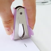 Szbaoan Mini Staple Remover Macaron Color For Office Home Use Energy Saving Design Portable Lightweight Plastic Metal Construction 5x4x2cm