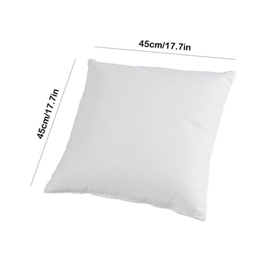 Szbaoan Non-Woven Flannel Pillow Insert for Bed Sofa Chair Decorative Accent Soft Plush Machine Washable Wrinkle Resistant Standard Size 50x50cm Multiple Colors