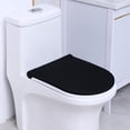 thumbnail image 1 of Szbaoan Stretchable Toilet Lid Cover with Elastic Edge, Washable and Soft Protector for All Toilet Shapes, Prevents Stains and Dust, Machine Washable Polyester Fabric in Multiple Colors, 1 of 5