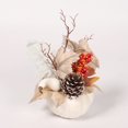 thumbnail image 1 of Szbaoan Thanksgiving Table Decoration with Simulated Pumpkin and Maple Leaf Fall Themed Centerpiece for Halloween Harvest Party Home Decor Plastic Material Realistic Design Seasonal Display 20x20cm, 1 of 6