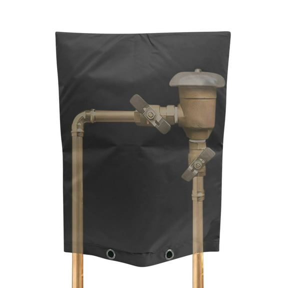 Szbaoan Water Pipe Insulation Cover 24x24 Inches 6 Layer Fabric For Winter Protection Of Outdoor Sprinkler Backflow Preventer Well Pump Freeze Proof Coated