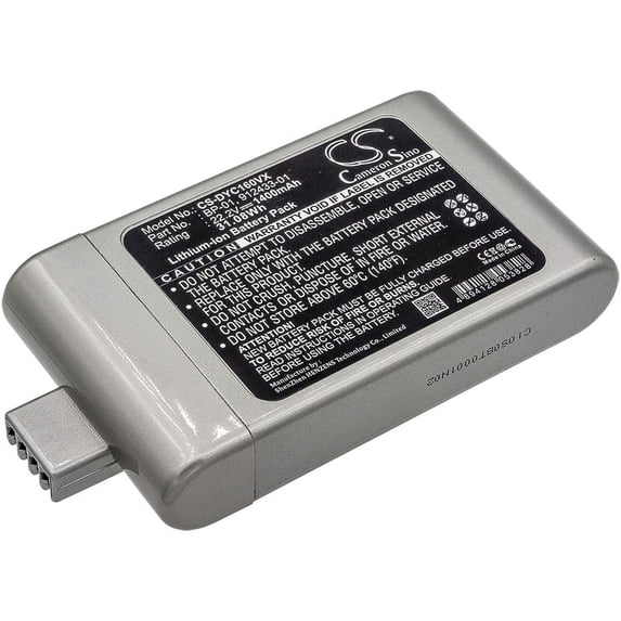 Szdcoo 1400mAh Battery Replacement for Dyson D12 Cordless Vacuum, DC16 ...