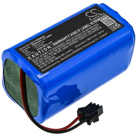 Szdcoo 2600mAh Battery Replacement for Lefant M1 Robot Vacuum Cleaner, M210, M210P, M213