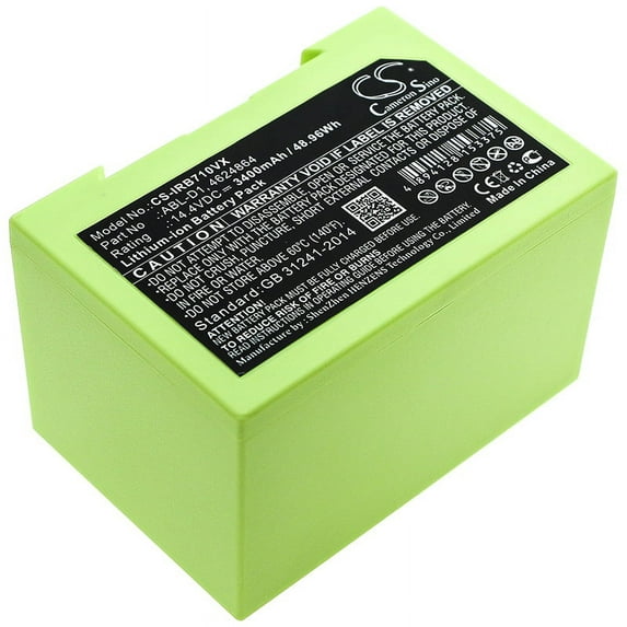 Szdcoo 4624864, ABL-D1, ABL-D2, ABL-F, 3400mAh Battery Replacement for iRobot e619820i3, i31502F, i4, i6, i7, i7+ i7158, i7550, i755020, i7558, i8, i8+, i8550