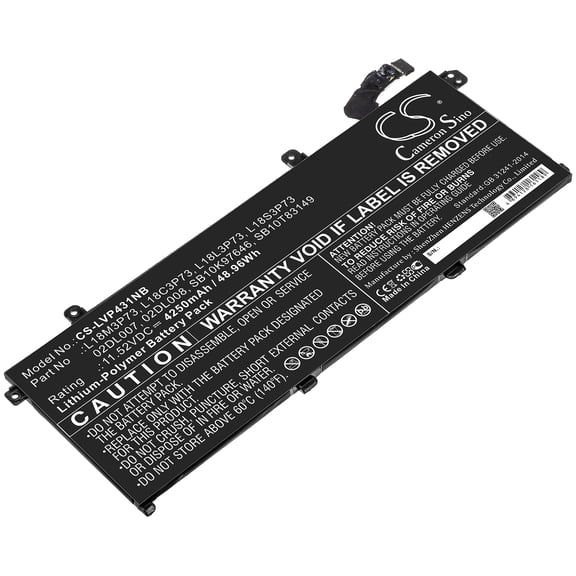 Szdcoo L18M3P73, L18S3P73, SB10K97645, SB10K97646, SB10T83148, SB10T83149, 4250mAh Battery Replacement for Len ovo
