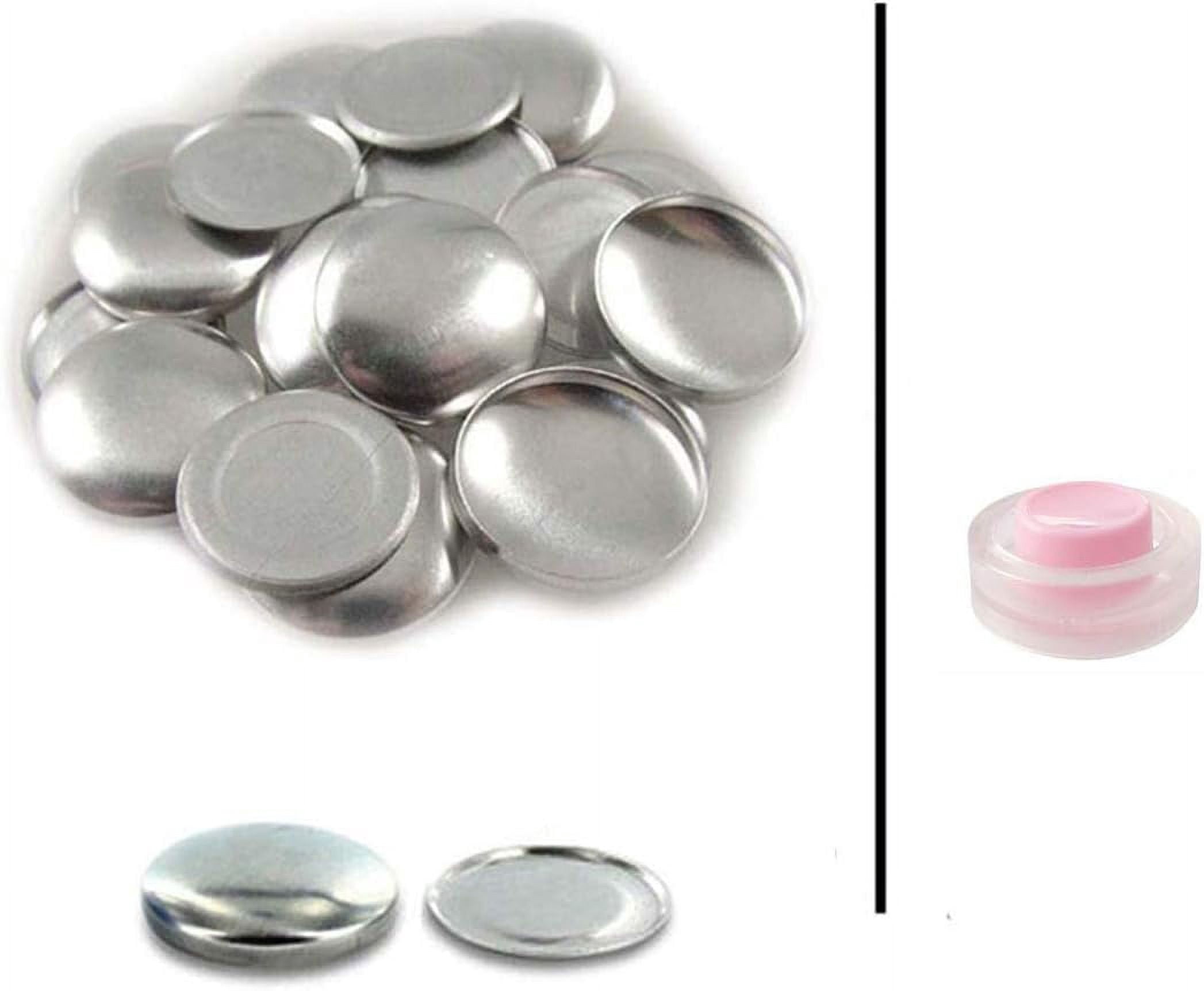 Sze 20 (1/2") Buttons to Cover/Self Cover Buttons wth Flat Backs by     - Qty 50 (wth Assembly Tool)