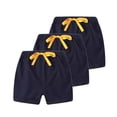 thumbnail image 1 of Szhihuiw 3 Pack Girls and Boys Summer Shorts Lounge Casual Drawstring Elastic Waist Shorts Kids Fashion Clothing, 1 of 8