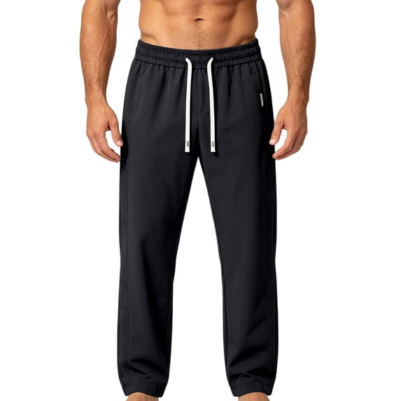 Szhihuiw Joggers for Men Quick Dry Plus Size Fashion Casual Elastic Waist Drawstring Sweatpants with Pockets