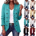 thumbnail image 1 of Szhihuiw Women's Cardigan Sweaters Fall Business Casual Tops Lightweight Long Sleeve Button Up Cardigans Fashion Sweaters for Women Trendy, 1 of 9