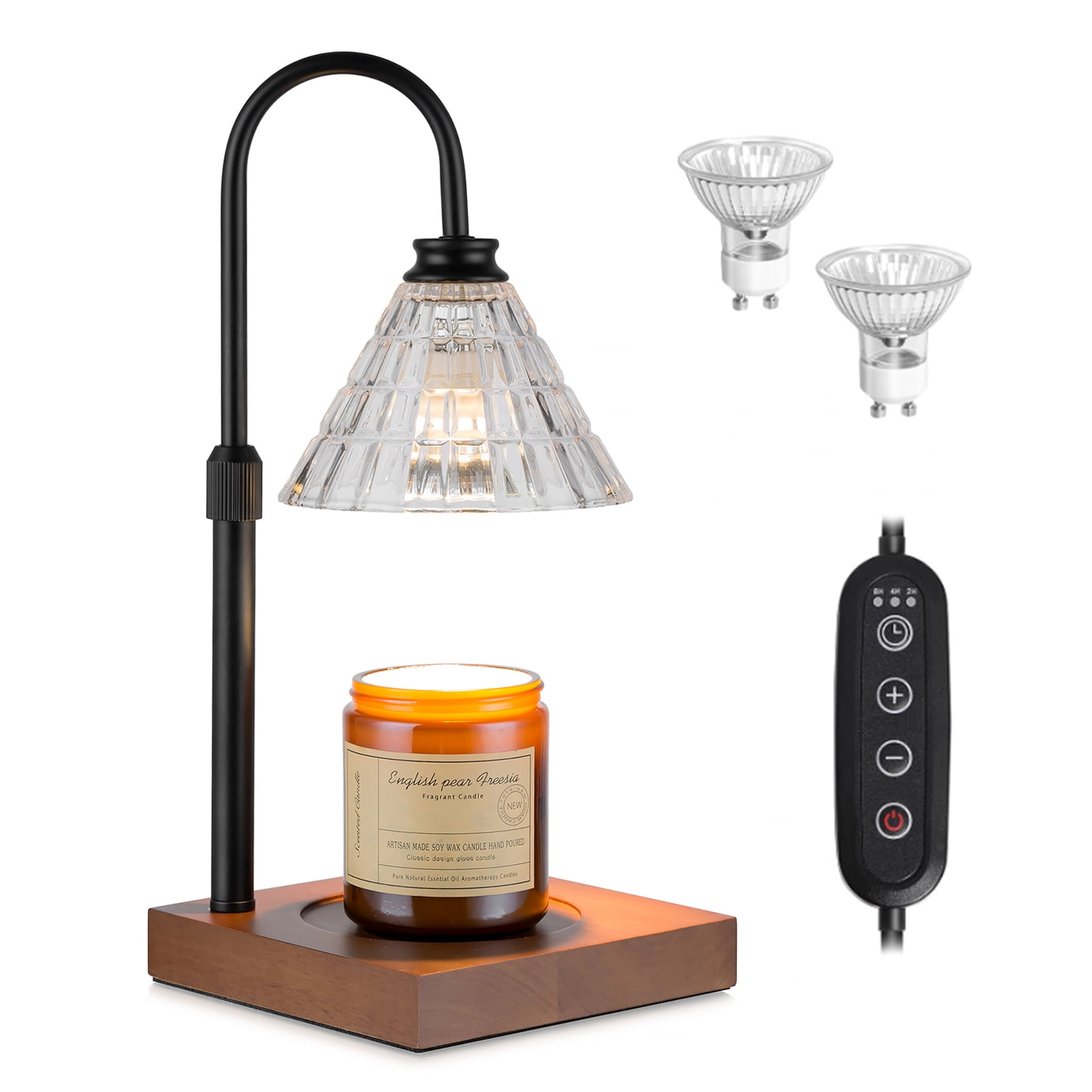 Sziqiqi Electric Candle Warmer Lamp, Wax Melter with Dimmable Function