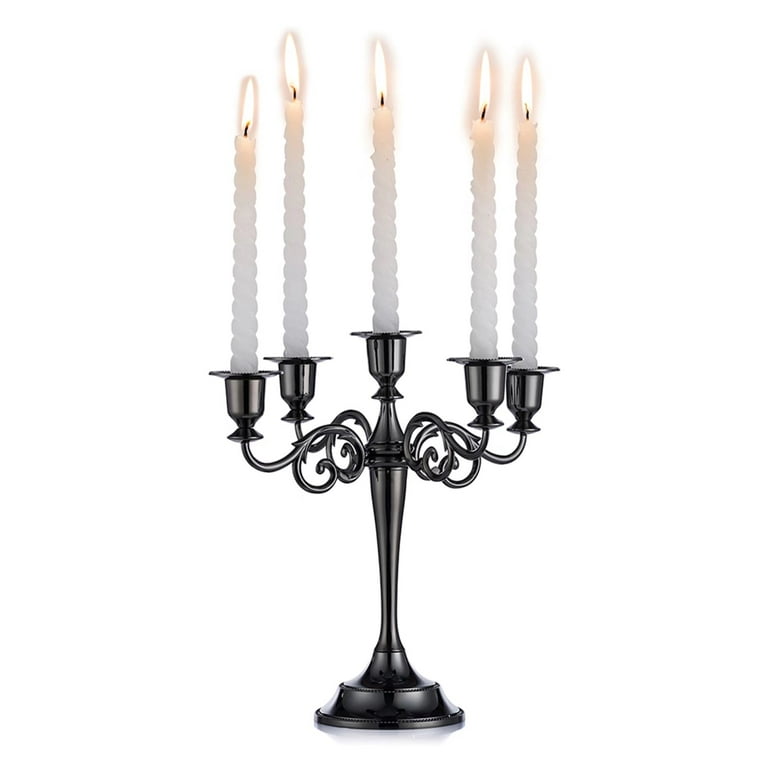 Gothic Decor Candle Holder Black Table Centerpiece Dining Room Gothcore  Wedding