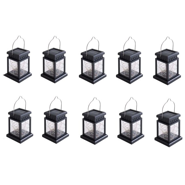 Sziqiqi Hanging Solar Lantern for Outdoor Patio Decor Waterproof
