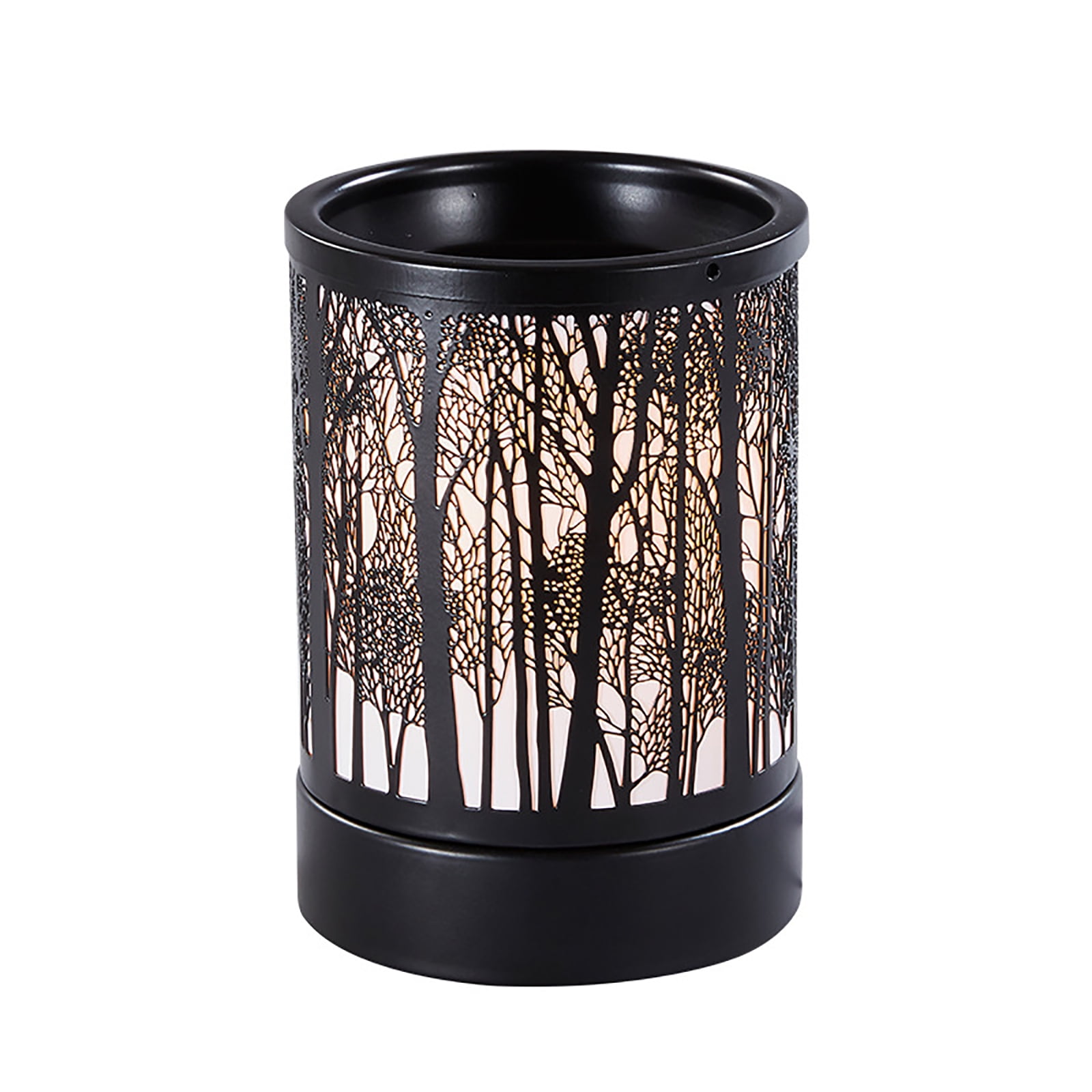 Scentsy In The Shadows Lamp Wax Scent Warmer Metal Glass Woods Trees