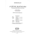 thumbnail image 1 of Szokolay Sándor: The Power of Music / Chorus-Fantasy for narrator, children's chorus, mixed chorus and orchestra to poems by Mihály Babits / piano score / Words by Babits Mihály, 1 of 2