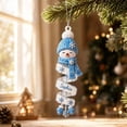 thumbnail image 1 of Szubyfq Christmas Snowman Hanging Ornaments 3.15 Inch, Reusable Shatterproof Xmas Decorations, Lovely Snowman Christmas Hanging Decor for Xmas Tree, Car, Home, Christmas Gift, Christmas Decoration, 1 of 5