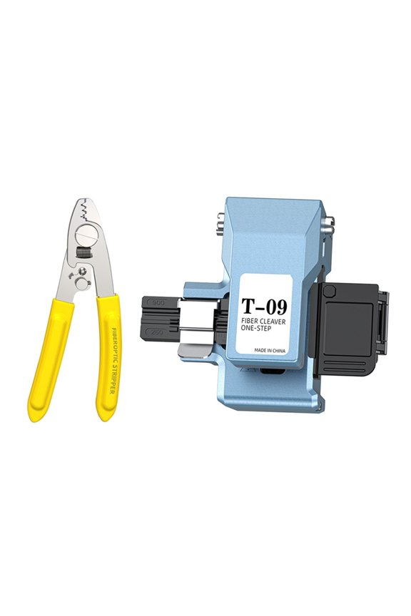 T-09 Fully Automatic Fiber Optic Cleaver Leather Wire Pliers Optical Fiber Fusion Splicer Cutter Cold Cut Hot Melt