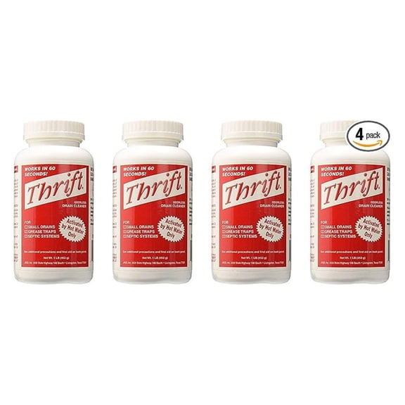 T-100 Alkaline Based 1-Pound Granular Drain Cleaner (4-(Pack))