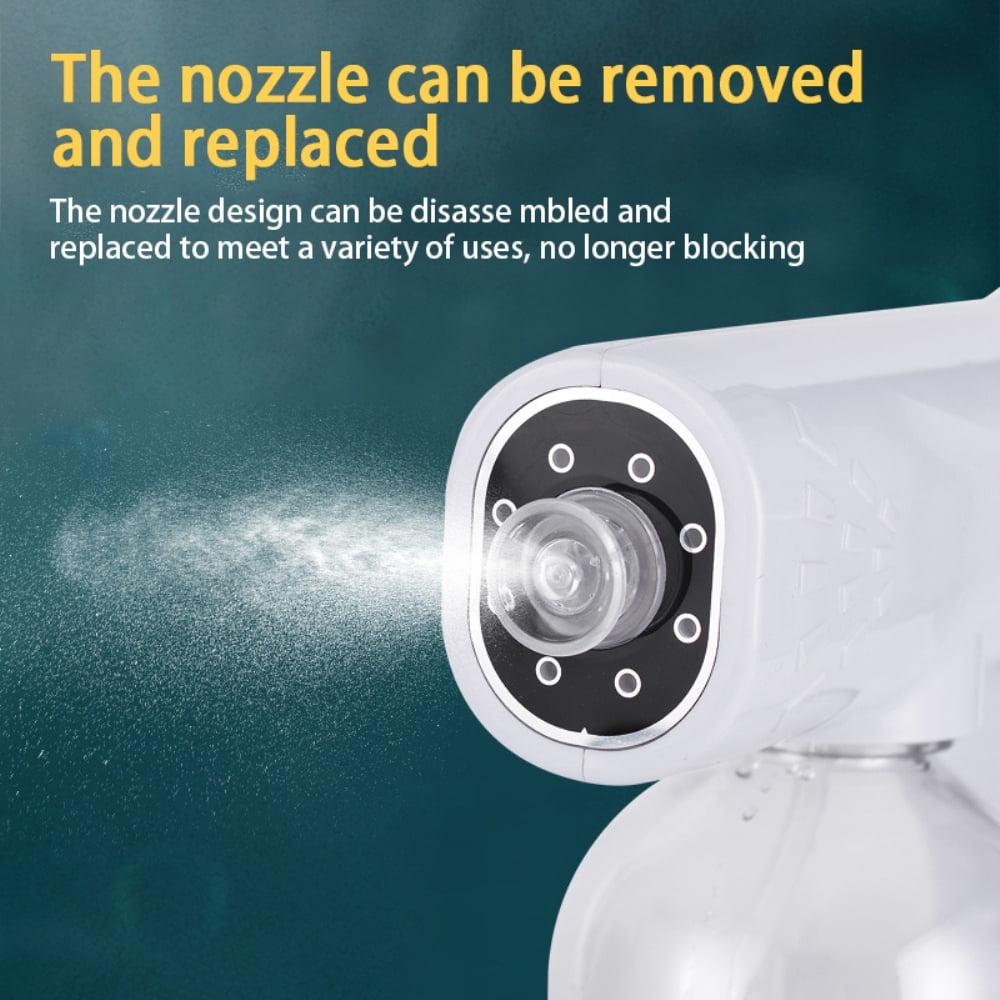T11 nozzle detachable anticlogging disinfection spray gun blue light