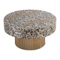 thumbnail image 1 of T 1207-32 Modern Style Coffee Table of Stainless Steel in Gold Color, 1 of 3
