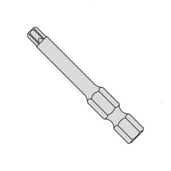 T-15 X 1 15/16 X 1/4 Torx(R) Power Bits / Driver Size: T-15 / Length 1 5/16" / Shank: 1/4" (Quantity: 20 pcs)