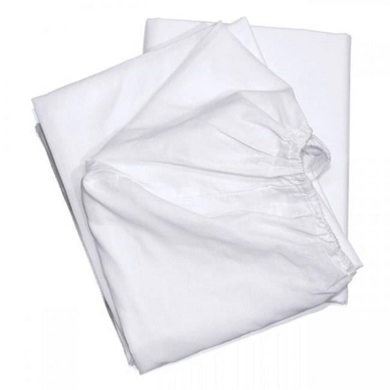 Eulithe Sheet T-180 Elite Cotton Blend Fitted Sheet, White - Medium - Queen Size ...