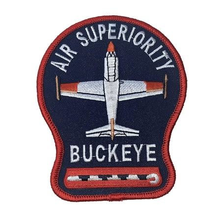 T-2 Air Superiority Buckeye Patch – Plastic Backing
