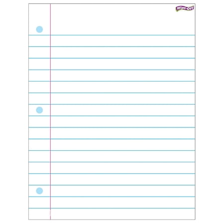 T-27308 - Notebook Paper Wipe-Off Chart, 17" x 22" by Trend Enterprises Inc.