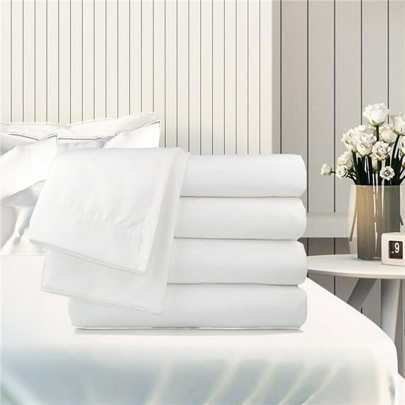 T-300 GSD Collection Cotton Blend Full Fitted Sheet - Full Size - Pack of 6