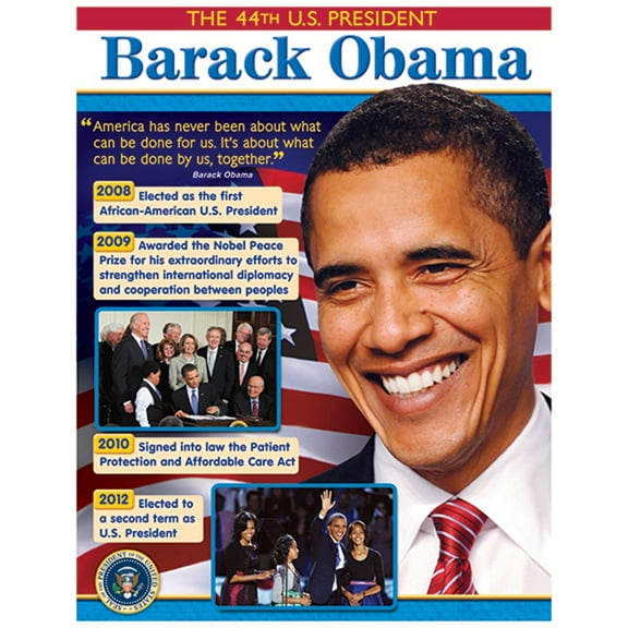 President Barack Obama Learning Chart 17x22 [T38307]