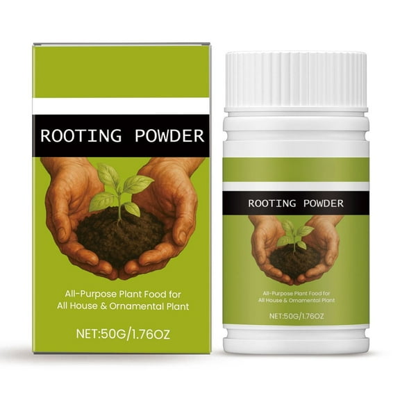 T-416 Rooting Hormone Powder For Plants Growth Stimulator Gardening Supplies Fast Root Development Nutrient Enhancer For Cuttings Seedlings Easy Application 0.15 Lbs