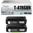 thumbnail image 1 of T-478SUR T478SUR 68000000860 Toner Cartridge, Compatible for Toshiba E-Studio 478P 478S Printers —— High Print Volume with Chip,2 pcs, 1 of 7
