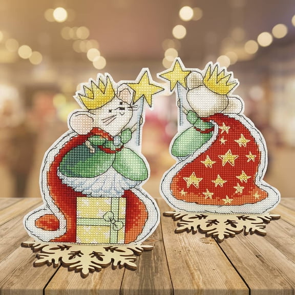 T-58C Counted cross stitch kit Crystal Art "Fairy Tale. Mouse"