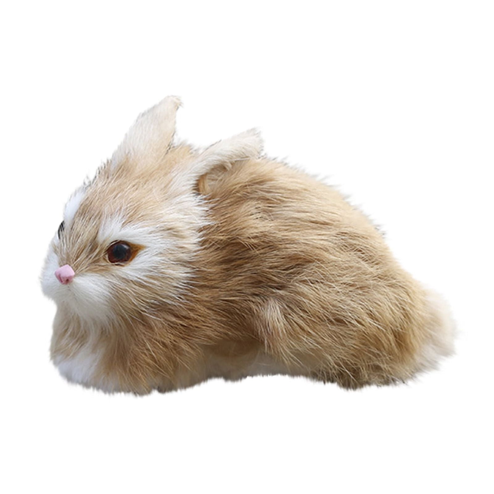 T-611 F Realistic Rabbit Model Large Figurine Simulation Decor Hand ...