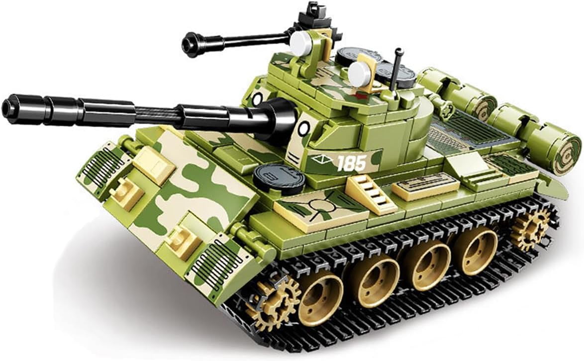 T-62 Main Battle Tank Model Building Blocks Set（427PCS）-WW2 Military ...