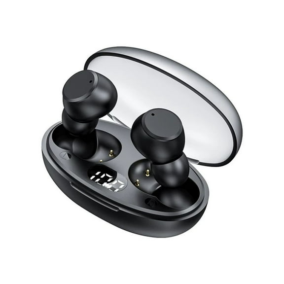 T 62 Wireless Earbuds: Space Digital Display Case Full In Ear Design 5.3 For Seamless Audio Experience
