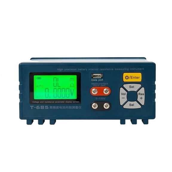 T-685 Lithium Battery Pack High Precision Internal Resistance Tester, 18650 Voltage Automatic Detection Analyzer ,Efficient Heat Dissipation