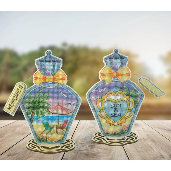 T-76C Counted cross stitch kit Crystal Art Set of pictures "Scent of life"