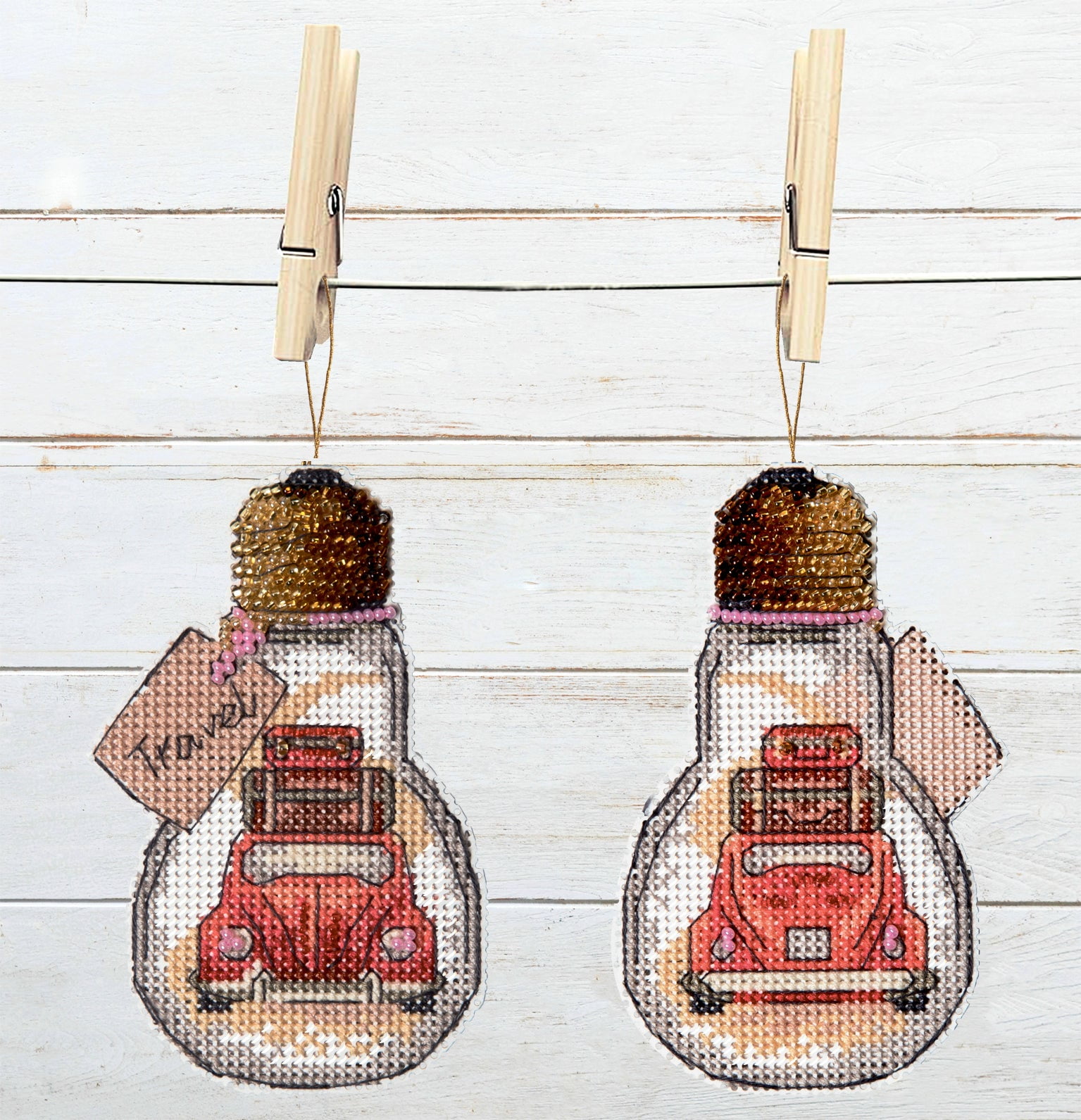 T-84C Counted cross stitch kit Crystal Art "Travel"