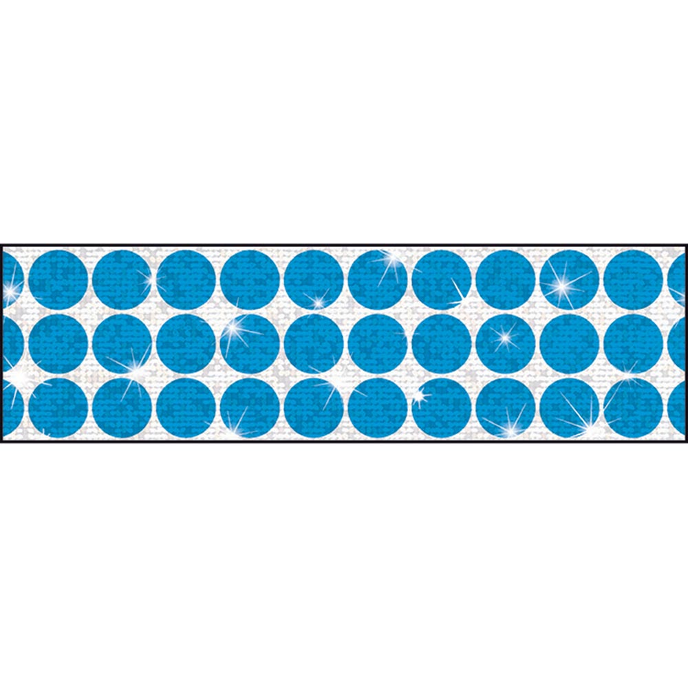 Big Dots Blue Bolder Borders – Sparkle Plus [T85407] - Walmart.com for Free Printable Polka Dot Borders