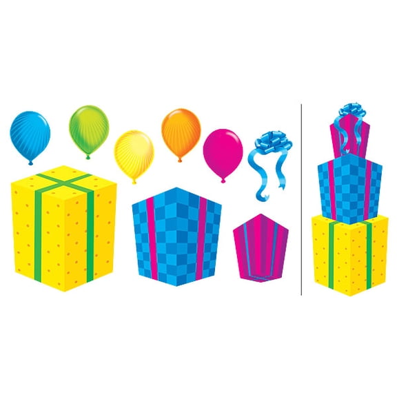 T-8761 - Celebration Gift Boxes Bulletin Board Set by Trend Enterprises Inc.
