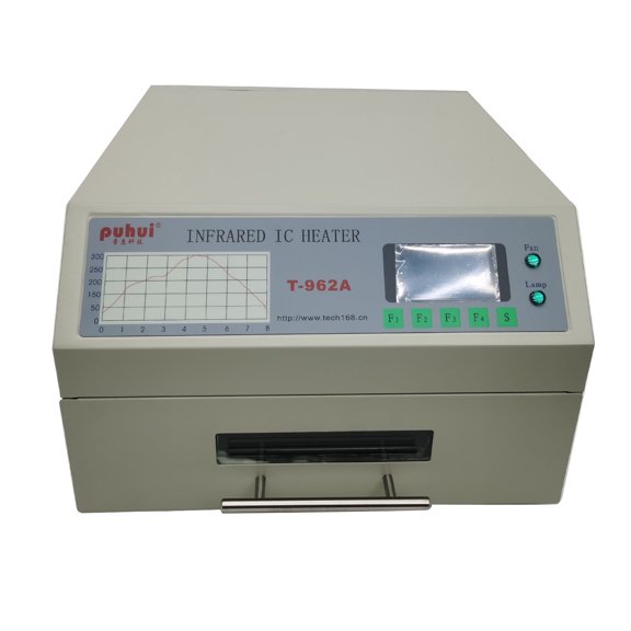 T-962A Intelligent Reflow Oven Reflow Soldering Machine 100 - 350 Temperature 110V