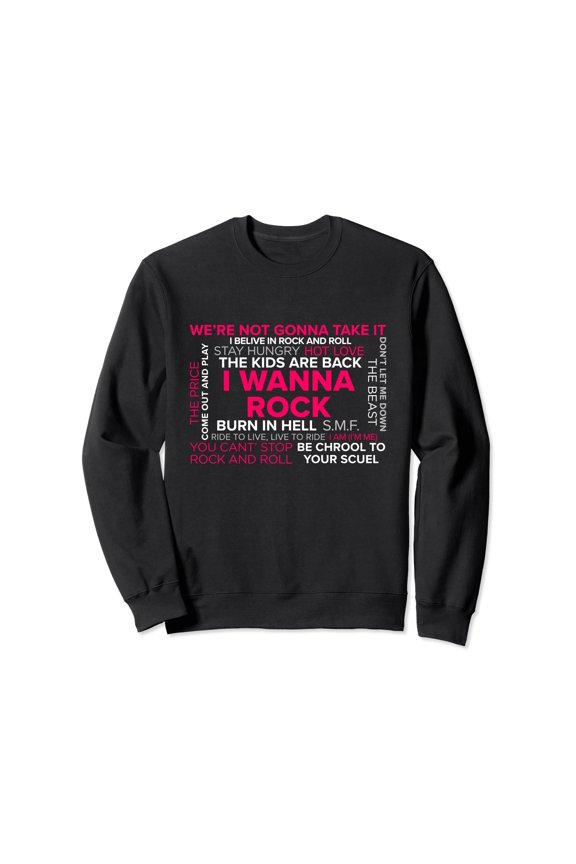 T - A COLLECTION OF SONG TITLES BY DEE SNIDER Sweatshirt