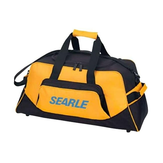 T-A Premium 01-922 23.5 x 11 x 11 in. Duo-Tone Travel Sports Bag - Yellow & Black