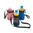 thumbnail image 1 of T-A Premium 08-840 3.5 x 6.75 in. Water Bottle Holder Bag - Black, Blue & Red, 1 of 1