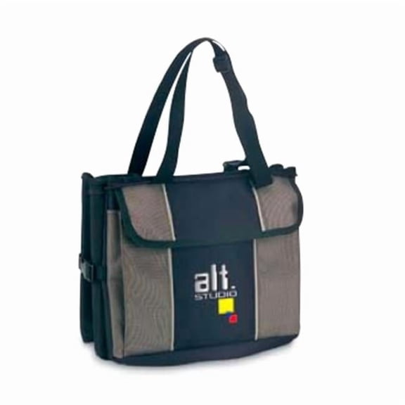 T-A Premium  16.75 x 12 x 9 in. Insulated Car Trunk Case Bag - Black & Silver