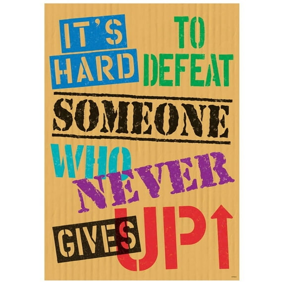 T-A67072 - Its Hard To Defeat Someone Poster Argus by Trend Enterprises Inc.
