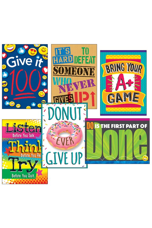 TA67935 ARGUS "Make the Effort" 13-3/8 in. x 19 in. Poster Combo Pack